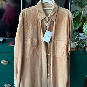 Leather & Suede Shirt